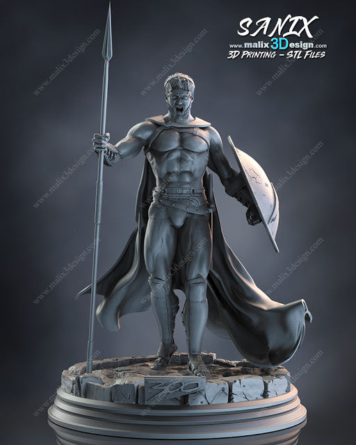 300 Spartan Warrior Miniature – 3 Designs Available (Paintable Resin Model)