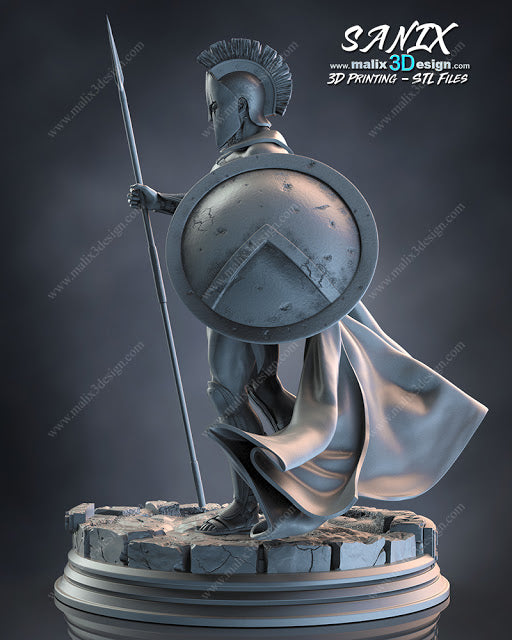 300 Spartan Warrior Miniature – 3 Designs Available (Paintable Resin Model)