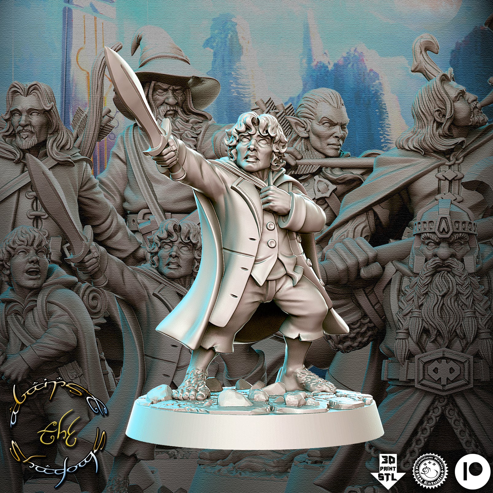 Lord of the Rings – The Fellowship Miniature Set