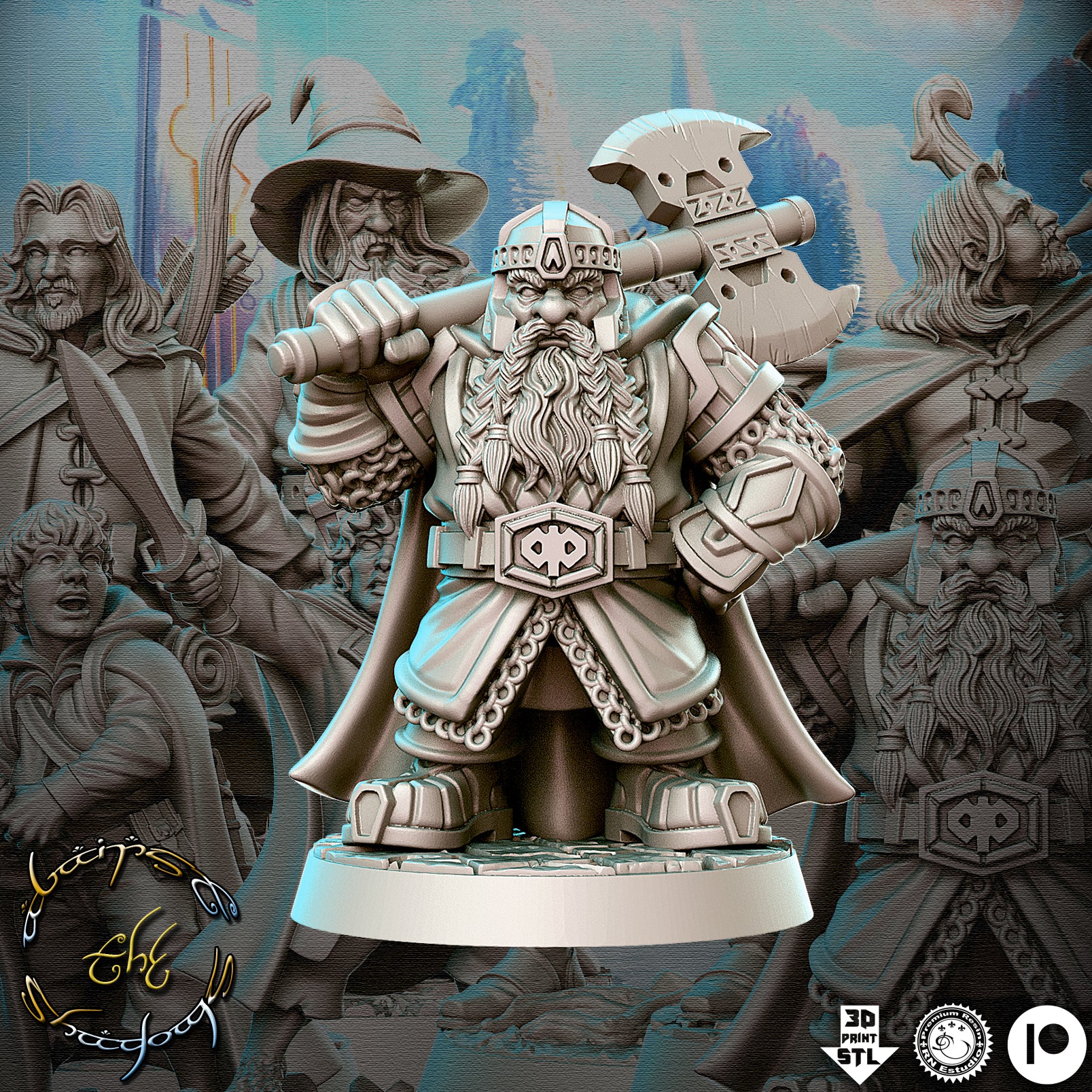 Lord of the Rings – The Fellowship Miniature Set